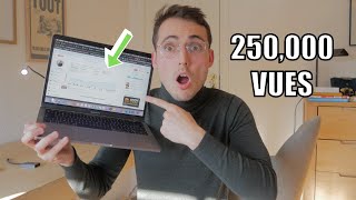 Voici Combien Youtube M'a Payé Pour Ma Vidéo À 250,000 Vues (pas putaclick)