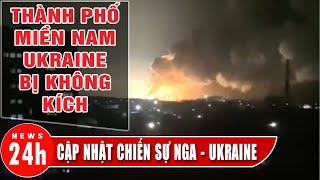 Thành phố của Ukraine bị không kích sau vụ tấn công cầu Crimea