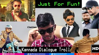 Counter Dialogues To Kannada Heroes by 14 year Boy | Kannada Troll Videos | Just For Fun