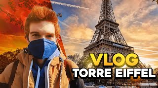 Subiendo la Torre Eiffel... Por las escaleras!