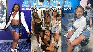 Vlog: ATL GIRLS TRIP 2021 | celebrities, brunch, trap museum, aquarium & more