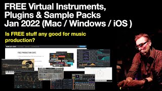 Free Virtual Instruments (VSTs), Plugins and Sample Packs for Mac, Windows & iOS - Jan 2022