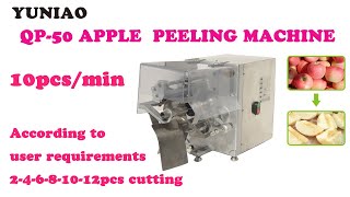 Apple peeler and corer machine skin peeling coring slicing machine tabletop (2024)