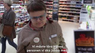 Gustav jobbar med supported emplyment