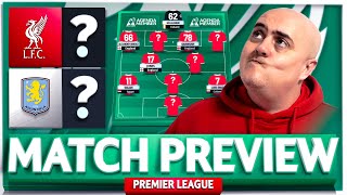 LIVERPOOL vs ASTON VILLA! Starting XI Prediction & Preview