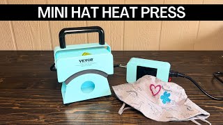 Small Hat Heat Press with Curved Heat Plate | Easy to Store & Works Great!