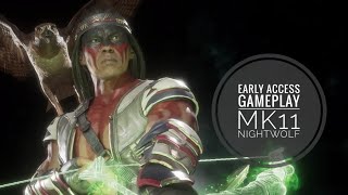 Early Access Gameplay - MK11: Nightwolf