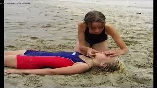 blonde girl received CPR