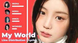 ILLIT - My World Line Distribution + Lyrics