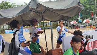 Kien Giang 1 vs Hai Phong (Hanh / Nguyen) Decisive game Beach volleyball. Can Tho. Vietnam. 24/09/24