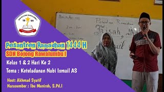 Kisah Teladan Nabi Ismail as || Pesantren Ramadhan 1444 H SDN Bojong Rawalumbu I  Hari Ke 2