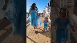 matching mommy & me dresses for our Disney cruise 💙