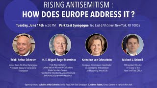 Rising Antisemitism: How Does Europe Address It? | Park East Synagogue