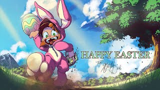 Mallory Bash Easter Postcard (Pt. V - Background) - Speed Paint