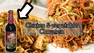 Chicken Vegetable Chow mein Recipe, Chicken Noodles Recipe , spaghetti recipe