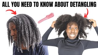 ALL YOU NEED TO KNOW ABOUT DETANGLING #detanglingnaturalhair #naturalhair #naturalhaircommunity