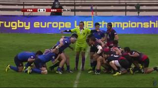 Rugby - Rugby Europe Under-18 Championship - 2016 - France-Georgia (full match)