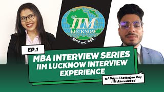 MBA Interview Experience | IIM Lucknow | Shortest Interview | CAT 2023 | 9/9/9 BMS | 1 Yr Work Ex