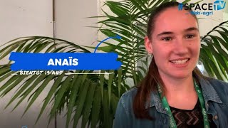 Espace Jeunes Space 2022 - Anaïs : « Produire du lait, en gérant la conjoncture et l'environnement »