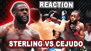 Aljamain Sterling vs Henry Cejudo REACTION