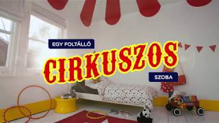 Így készül egy foltálló cirkuszos szoba