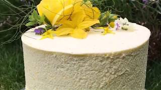 Lemon and Elderflower Cake