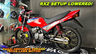 TUKAR ABSORBER RXZ LOWERED TERUS GARANG! | ABSORBER RENDAH RXZ | RXZ SETUP RANGGI