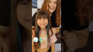 CONHECI A FABI LANDIM🥰😃 #familialandim#shortsviral#shorts#familialandim