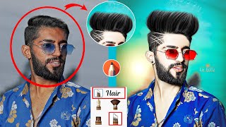 Hair Style Photo Edit | Autodesk sketchbook editing | Photo Editing hairstyle | hair editing