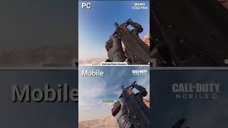 Groza Assault Rifle in Cod mobile vs Black ops cold war #codm