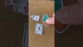 how to make diy stickers #art #stickers #diy #easy #shorts