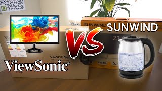 МОНИТОР БРЕНДА ЧАЙНИКА. SUNWIND. СРАВНЕНИЕ С VIEWSONIC.