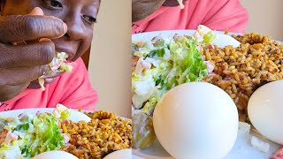 Rice Salad and Eggs