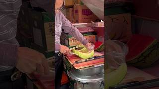 Amazing Green Melon Cutting Skill - Korean Street Food #shorts