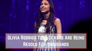 Olivia Rodrigo Tour Tickets Are Being Resold For Thousands Of Dollars By Scalpers. #Shorts