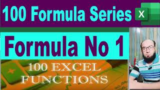 Formula Series Excel . Formula No 1 Sum