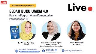 Bedah Buku UMKM 4.0 Bersama Perpusnas Kementerian  Perdagangan RI