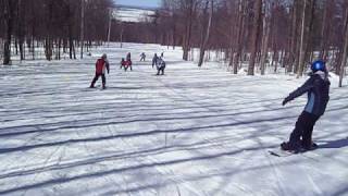 Eric & Evan Skiing