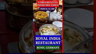 Germany indisches essen | indian street food in germany | royal India restaurant bonn #viralvideo