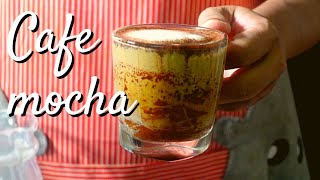 Cafe` mocha with just 4 ingredients