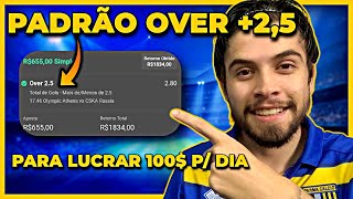 Aprenda a Ganhar 100$ Com Padrão Over +2,5 - Futebol Virtual Bet365