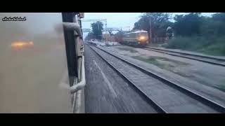 14012 Hoshiarpur Delhi Express skipping Ganaur Railway station 110kmp TKD wap1 Honking #shorts