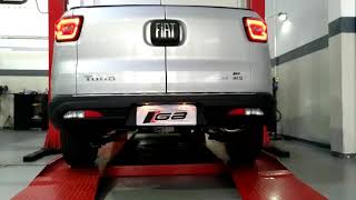 Fiat Toro com downpipe e difusor stage2