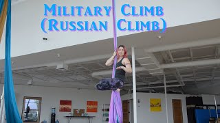 Aerial Silks Tutorial: How to Military Climb