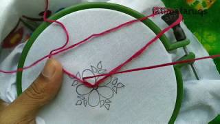 Hand Embroidery: Hand Embroidery Stitches, Flower Embroidery