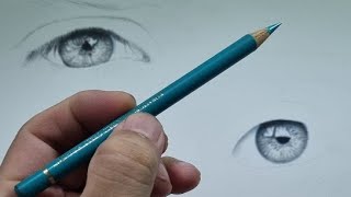 Colored Pencil EYES Drawing! How to Draw, Layer, Blend Realism LIVE