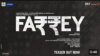 Farrey: Official Teaser | Salman Khan | Alizeh | Soumendra Padhi | 24th November