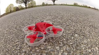 Blade Inductrix FPV+ parking lot practice flight.