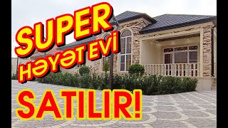 SATILIB! Buzovna, Albalı qəs. 4 sot, 140 kv, 4 otaqlı həyət evi.Super TƏMİRLİ! Əlaqə 050 970 99 96