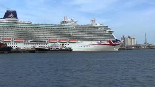 Britannia leaving Southampton 27.6.15